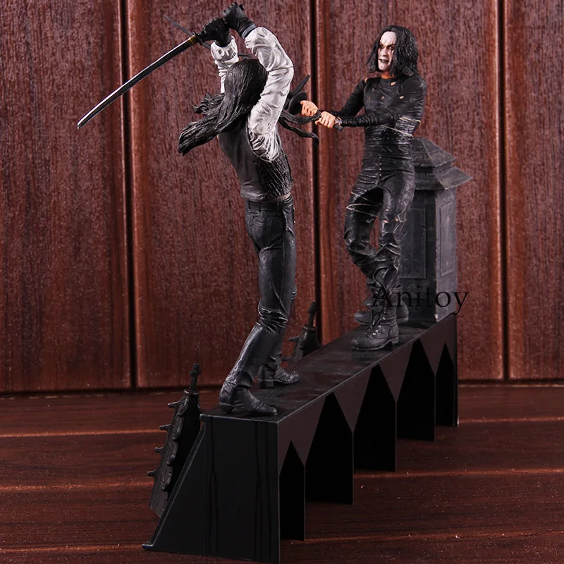 Игрушки из фильма ужасов The Crow Brandon Lee Eric Draven VS Top Dollar NECA, фигурка из ПВХ, Коллекционная модель игрушки