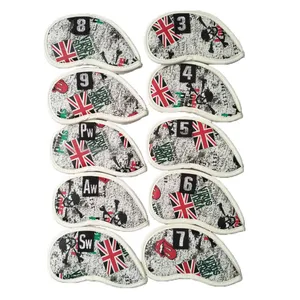 Высококачественный модный мягкий полиуретановый чехол с защитой от царапин для клюшек и мячей