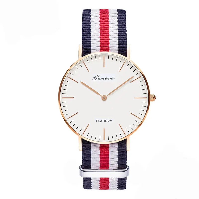 classic brand relogio feminino Ladies casual Quartz Bear watch men women Nylon strap Dress watches Relojes hombre | Наручные часы