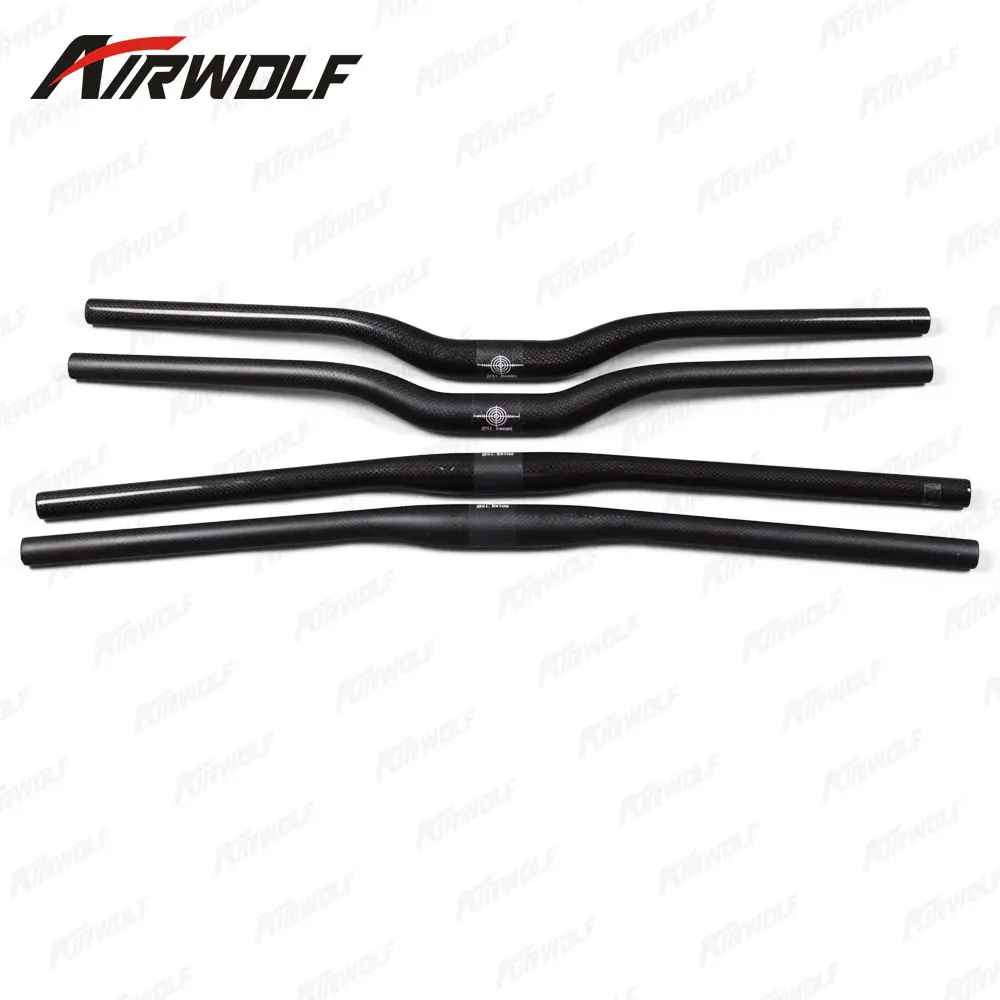 Airwolf mtb руль углеродный 31,8 3K weave велосипед руль углеродный mtb матовая или глянцевая карбоновая пленка руль велосипеда mtb