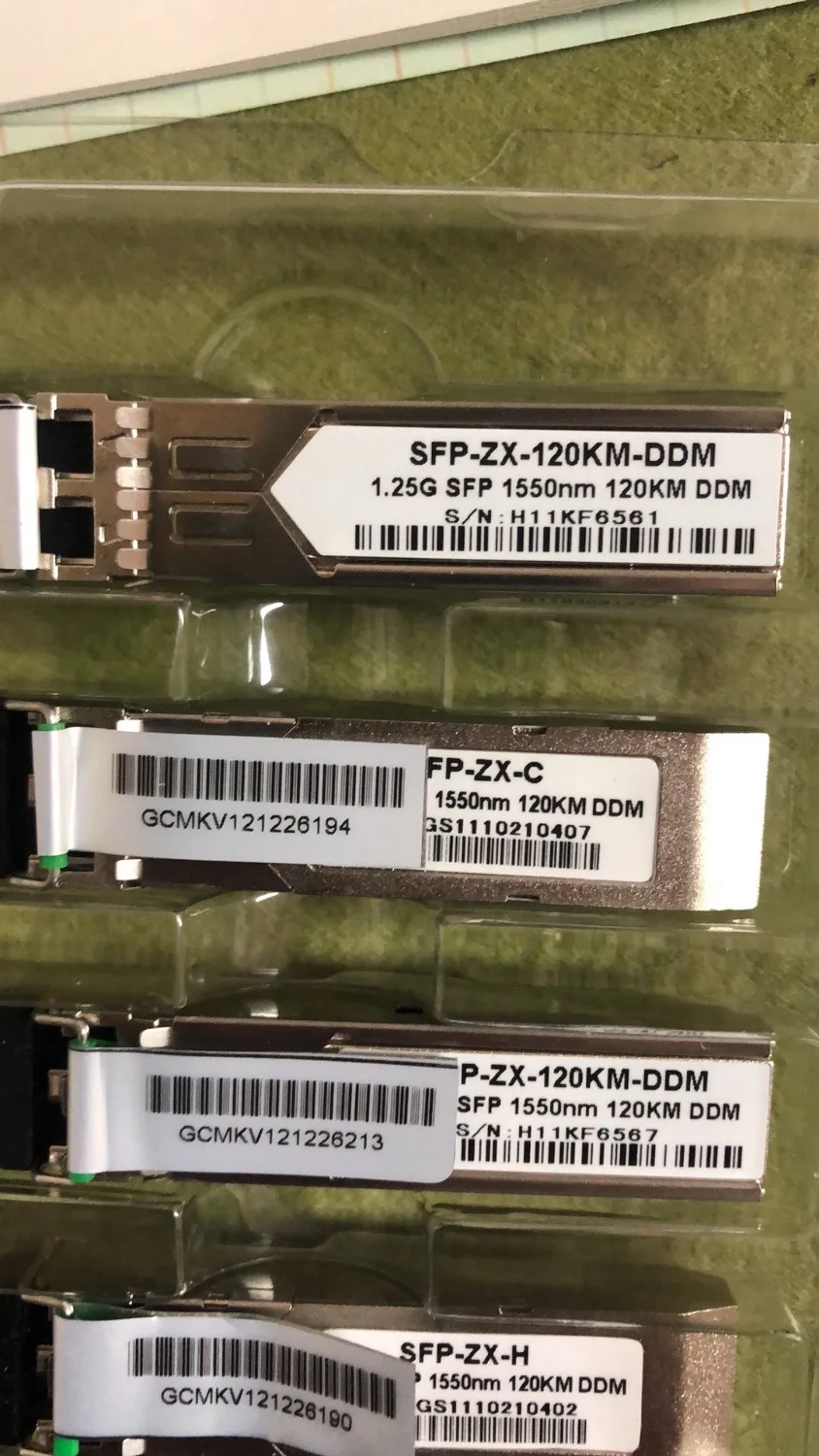 

Флуоресцентный волоконно-оптический трансивер SFP 1,25G SFP 120 Нм км