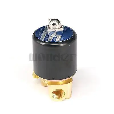 AC110V N/C 2 сторонний 1/4 &quotBSP газовый водяной пневматический Электрический