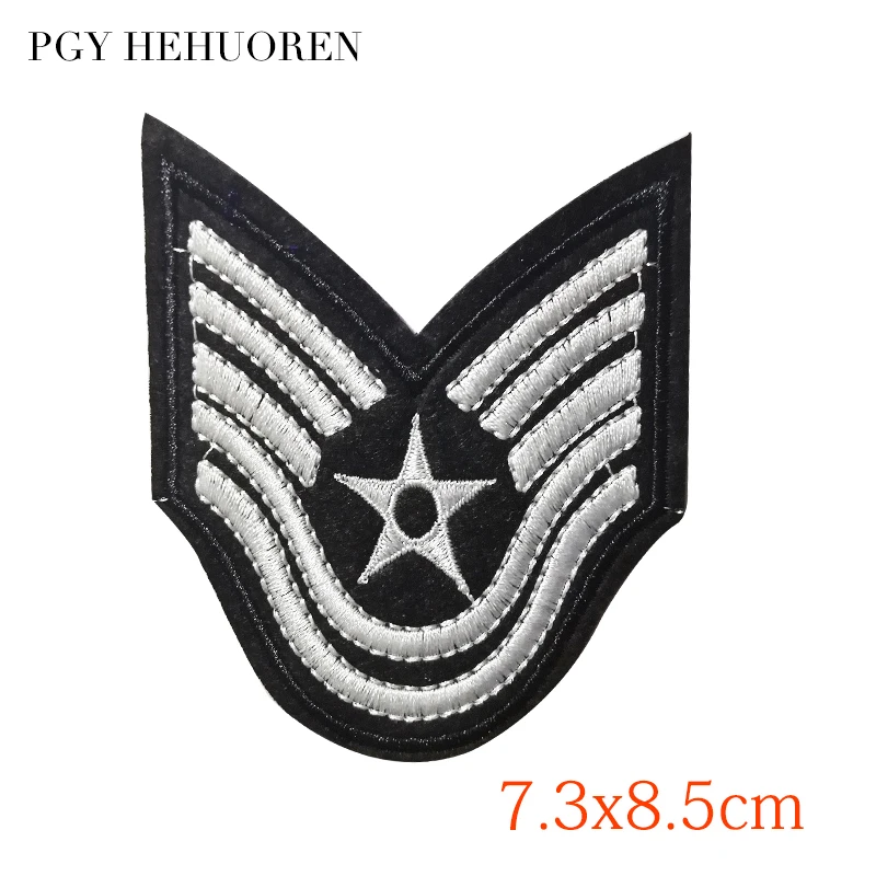 PGY 5pcs/lot New Military Badge Iron On Patch Tactical Parches Militares Bordados Army Stickers For Man Clothing T-shirt | Дом и сад