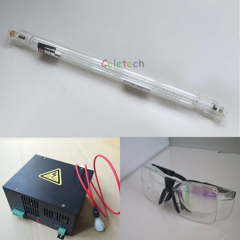

40W CO2 Laser Tube 80cm + Power Supply 220V Engraver Cutter + HQ Goggles