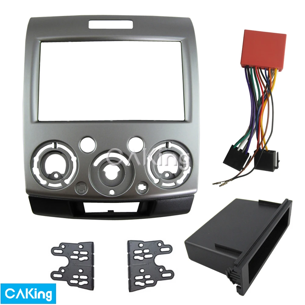 Автомобильная панель радио для FORD Ranger 2006-2011, Everest 2006-2013/MAZDA BT-50 2006-2011 рамка приборной панели комплект переходная пластина