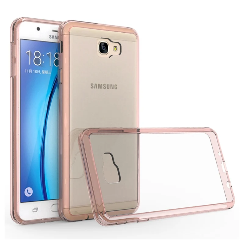 Прозрачный чехол для Samsung Galaxy J7 Prime On7 2016 противоударный с воздушной подушкой