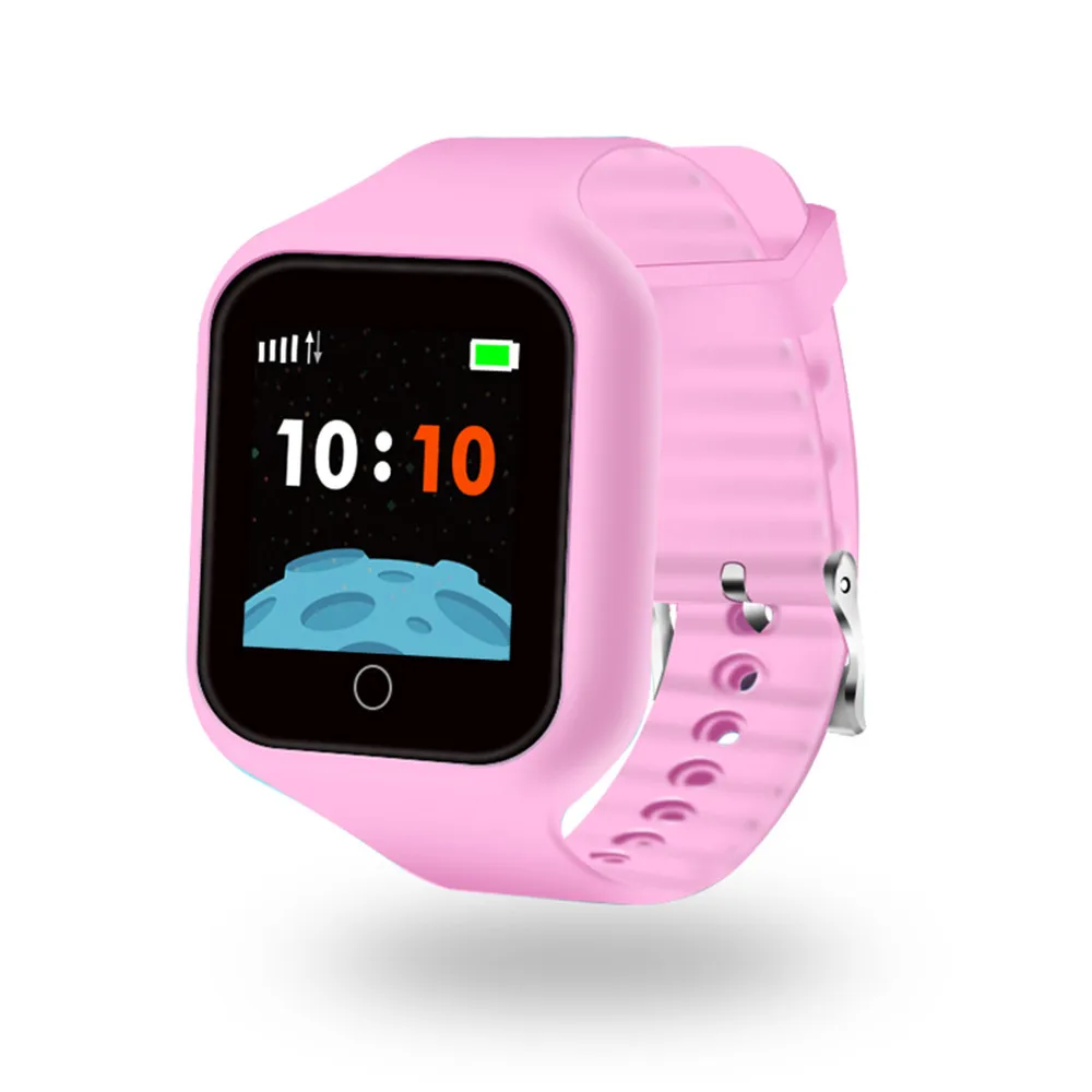 s66 pink Смарт-часы с защитой от потери, детские gps часы, SOS, двухсторонние телефонные звонки, умные детские часы для iOS, Android, телефон, умные часы - Цвет: s66 pink