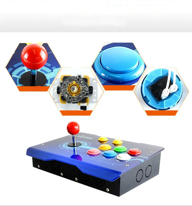 Cdragon аркадный джойстик Rapsberry pi 3B+ консоль с играми встроенный динамик внутри