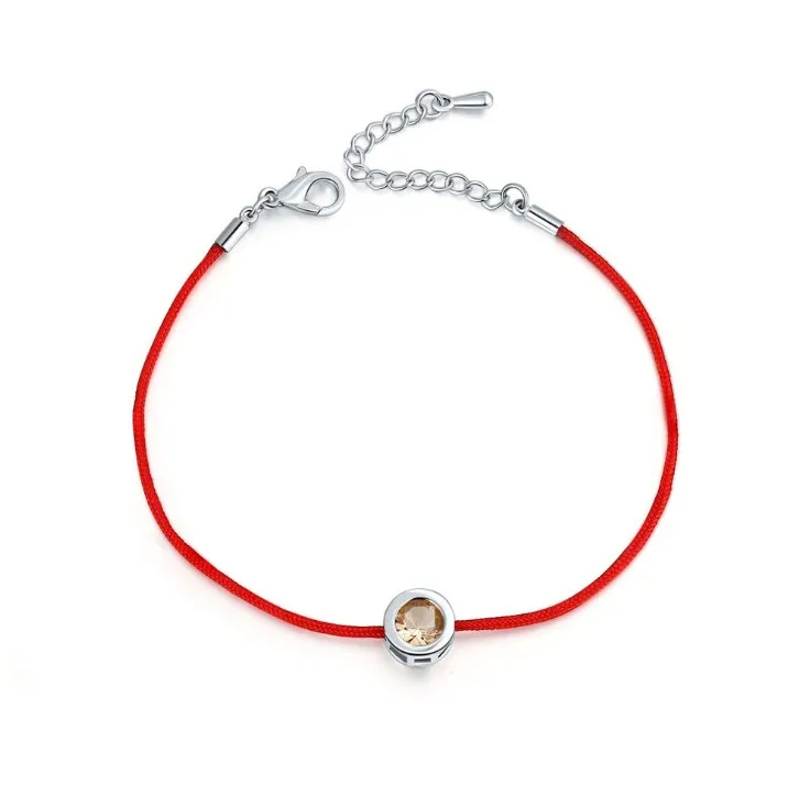 Оптовая продажа 10 цветов браслет с Красной веревкой из циркона дикие украшения