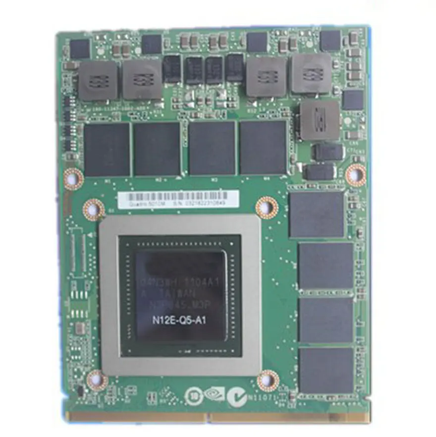 Originalfor Квадро 5010 м 4 Гб GDDR5 256-bit видеографические карты N12E-Q5-A1 M6600 M6700 M6800 Zbook17 Zbook15 |