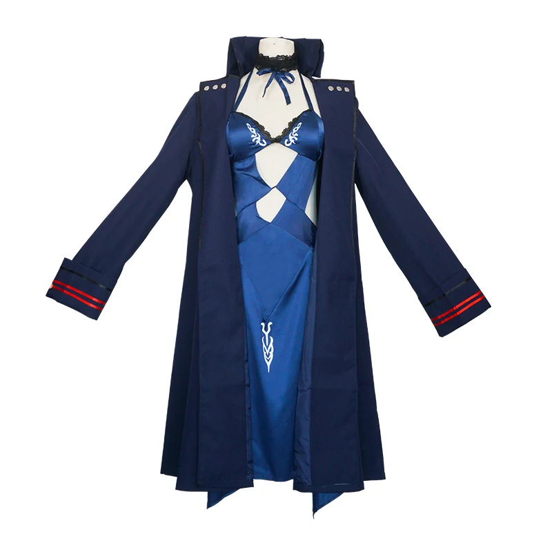Milky Way аниме Fate Grand Order FGO Alter Saber косплей костюм черный из двух частей женское платье