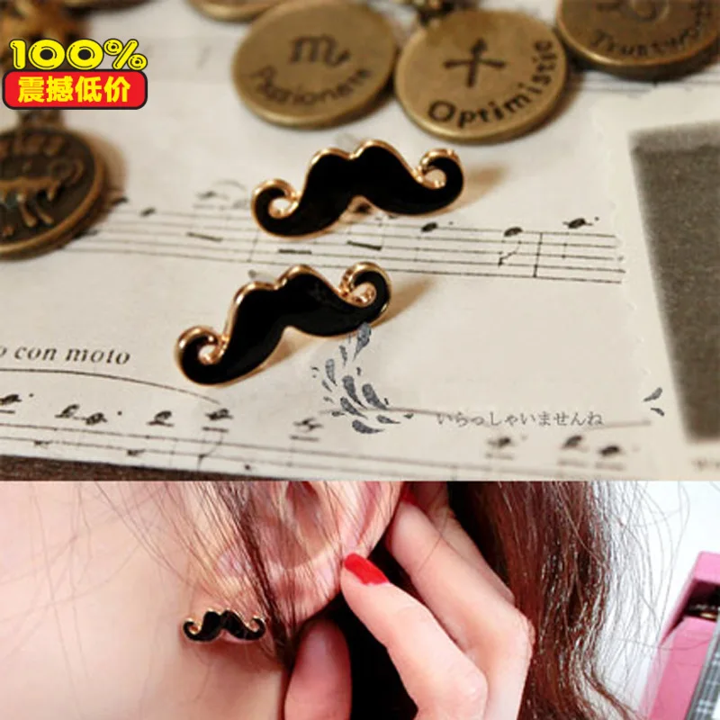 Женские серьги в виде усов геометрические усов|earings fashion jewelry|earrings jewelrycute earrings |