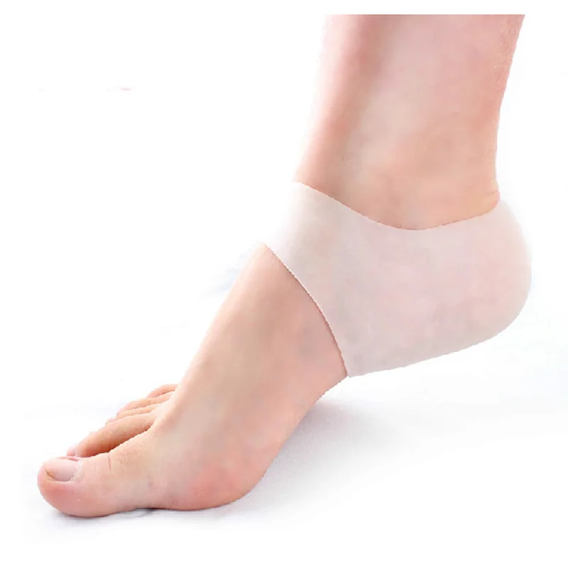 1 пара силиконовые носки для педикюра с подушками|feet care|silicone gel feetheel cushion socks |