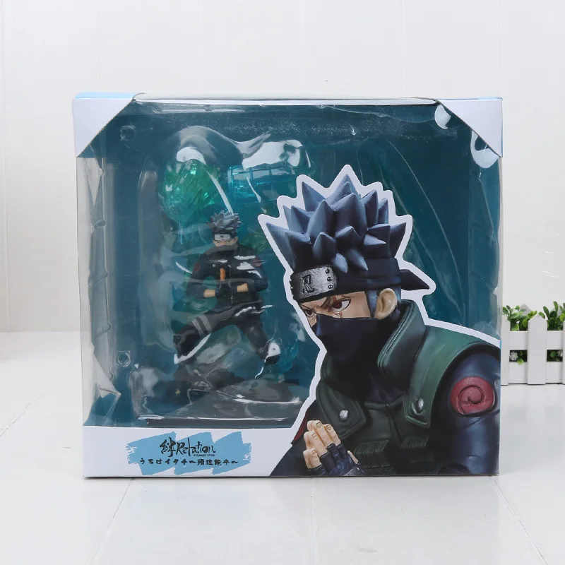 2 in box Наруто Shippuden огонь битва отношения Узумаки Какаши Саске Итачи Хатаке Какаши ПВХ фигурка игрушка - Цвет: 2 in box