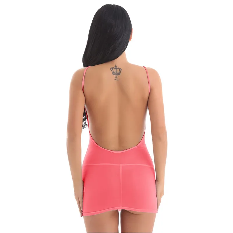 Сексуальное женское летнее платье на тонких бретельках с открытой спиной