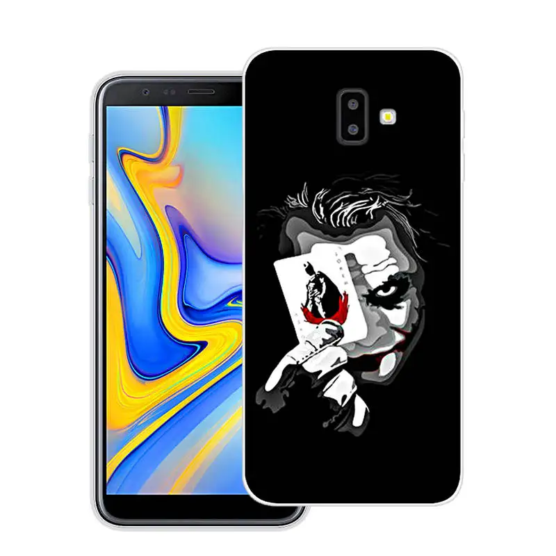 Чехол для Samsung Galaxy J6 Plus силиконовый мягкий чехол из ТПУ телефона 2018 J610F J610 SM-J610F J6Plus