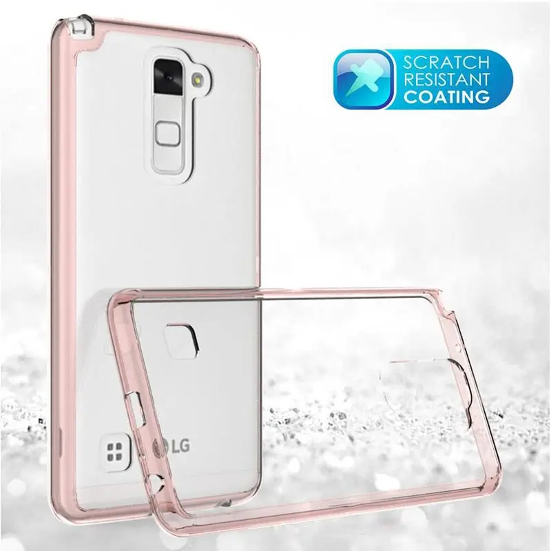 EVOLOU для LG Stylus 2 Stylo2 чехол из прозрачного силикона акриловая Противоударная задняя крышка для LG LS775 G Stylo 2 K520 чехол для телефона s