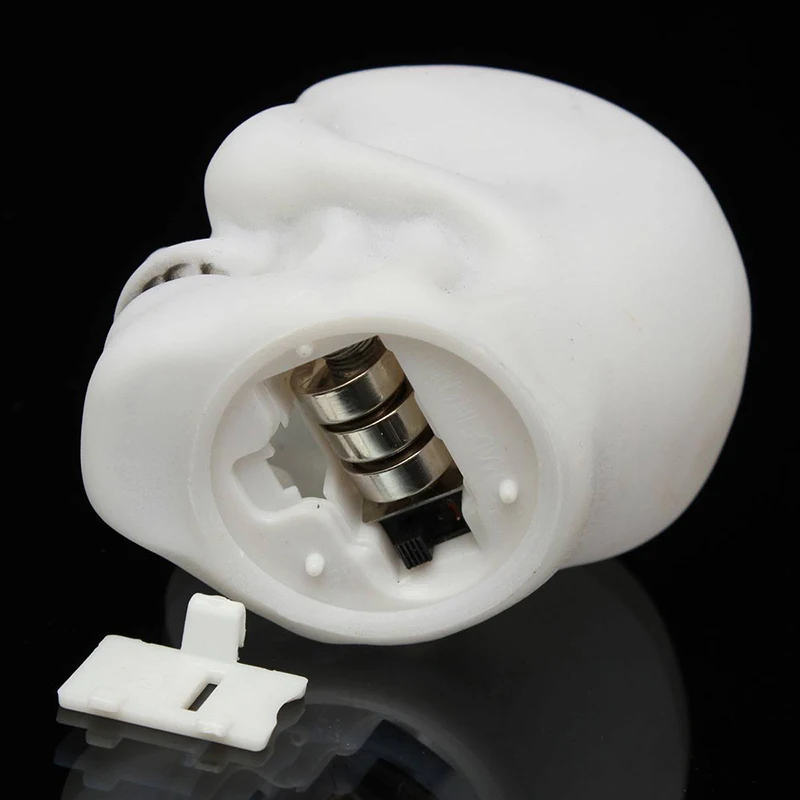 8 см Череп LED Изменение цвета Хэллоуин украшение атмосфера для