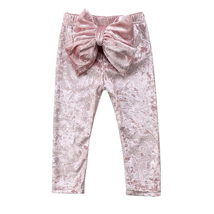 Новинка 2018 года брендовые леггинсы для маленьких девочек принцесс с бантом брюки