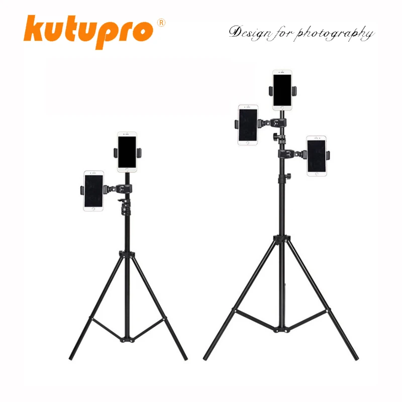 Kutupro 42-110cm1/4 головки штатива маяка для студийной фотосъемки складной штатив