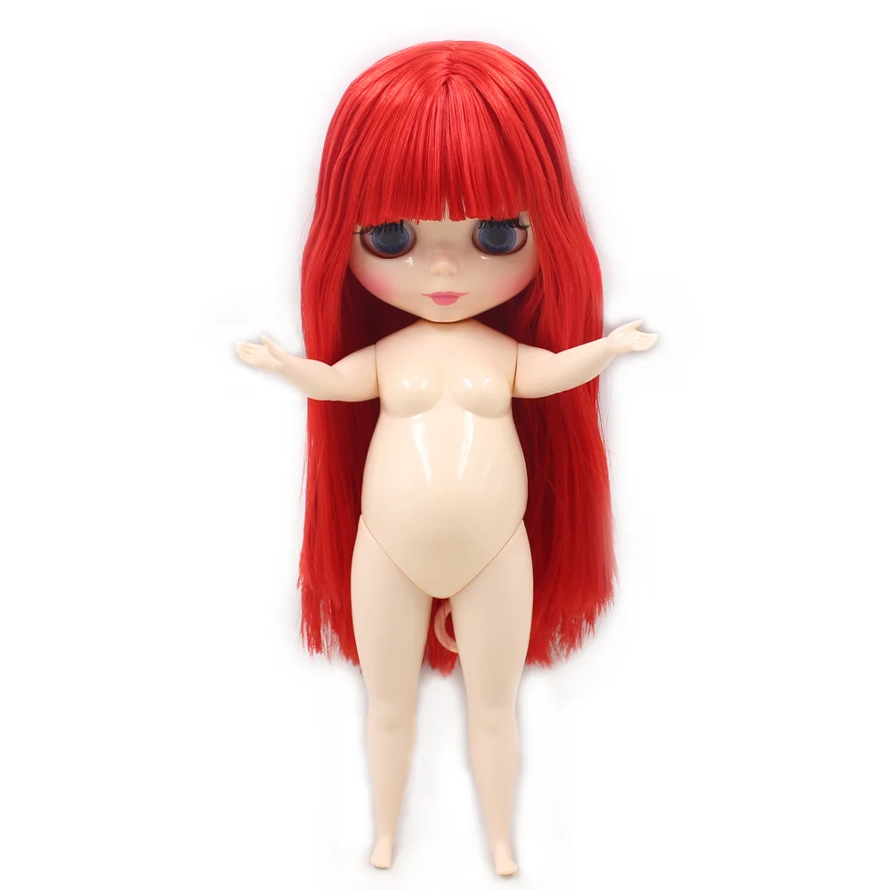 nude plumpy Ледяной Обнаженная фабрика Блит куклы специальная цена милый пухлые дамы, костюм для платье самостоятельно, Жир тела - Цвет: nude plumpy