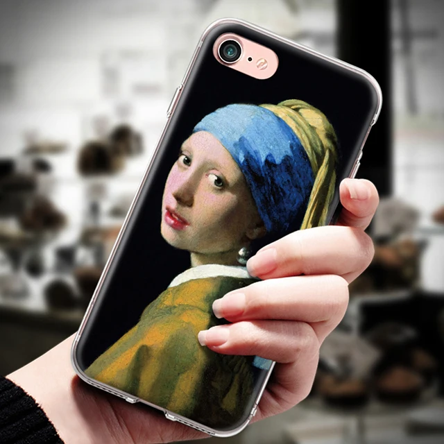 Для iPhone 4, 4S, 5, 5S, SE, 6, 6 S, 7, 8 Plus, X, XR, XS Max, ТПУ задняя крышка, Ван Гог, картина маслом, Мона Лиза, Подсолнух, узор, силиконовый чехол