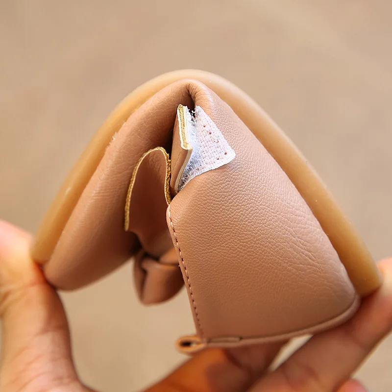 Новинка осени 2021 детские модные кожаные туфли с мягкой подошвой и цветами обувь