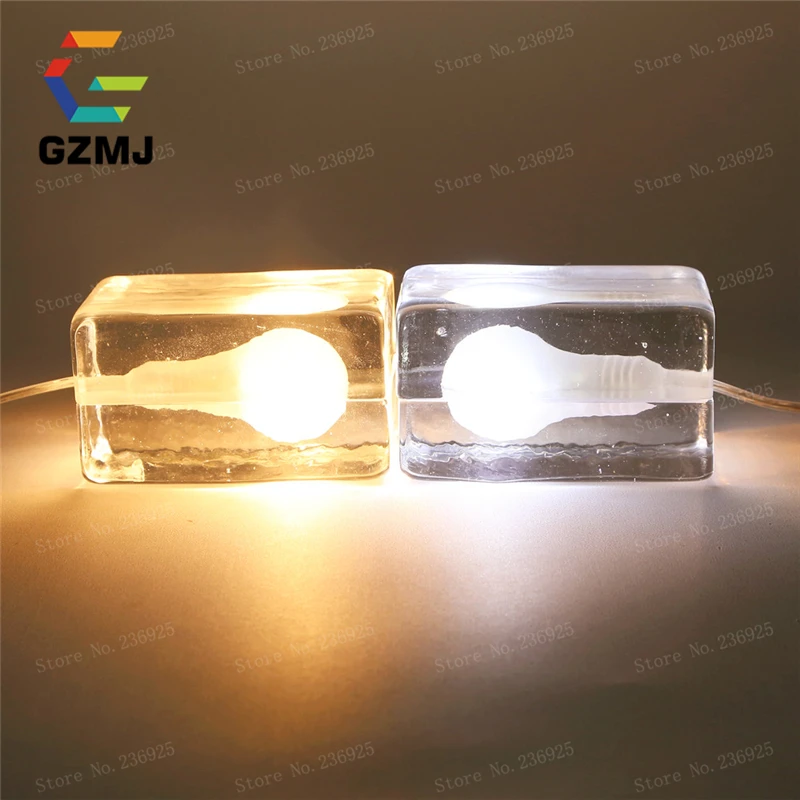 2017 современная модная настольная лампа стеклянный холодный теплый белый