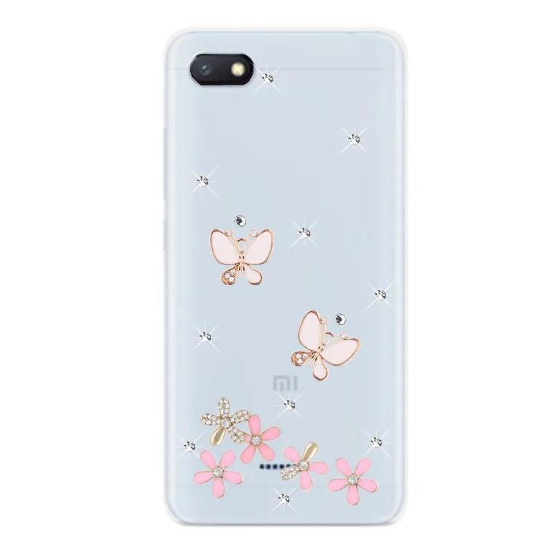 Redmi 6A S2 4A NOTE 7 8T 4X 5A 6 pro шикарный Роскошный чехол Poco F1 с бриллиантами для Coque Xiaomi MI 9T CC9