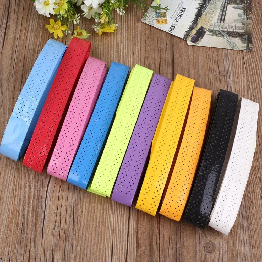POWERTI 100 шт./лот EVA Теннисная ракетка сухое сцепление лента Sweatband Спорт Пот для