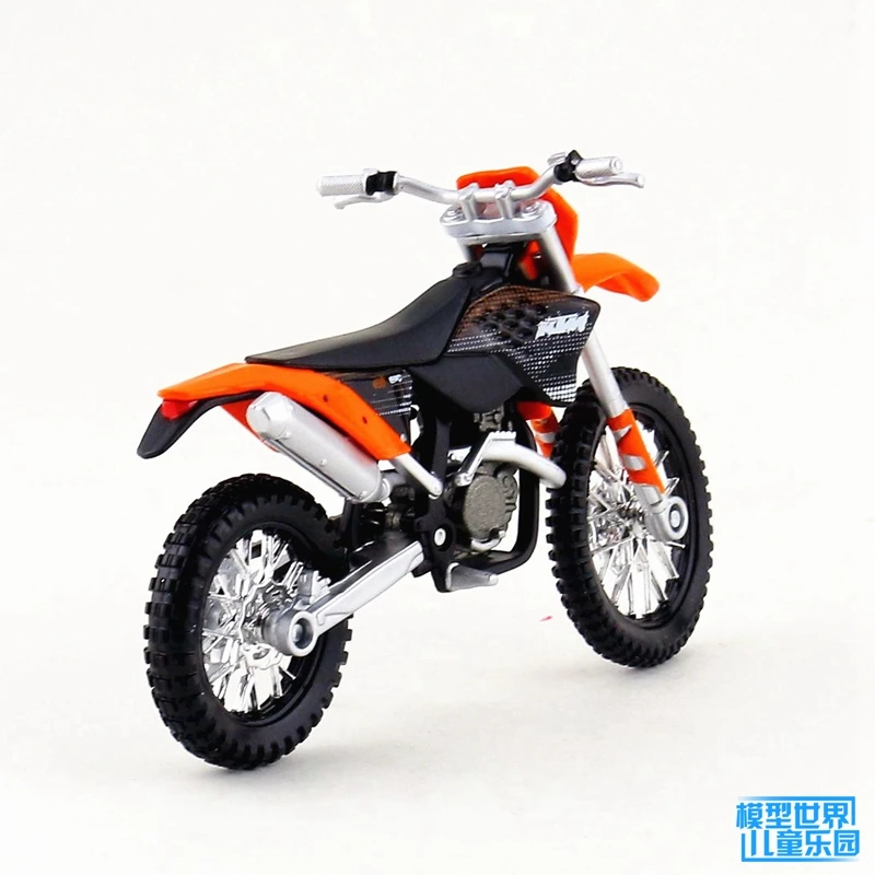 Модель мотоцикла из 1:18 сплава, высокая имитация металла KTM 450 EXC беговые игрушки