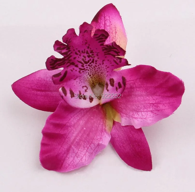 Искусственный шелк бабочка цветок головы тайская фаленопсис Орхидея сделай сам
