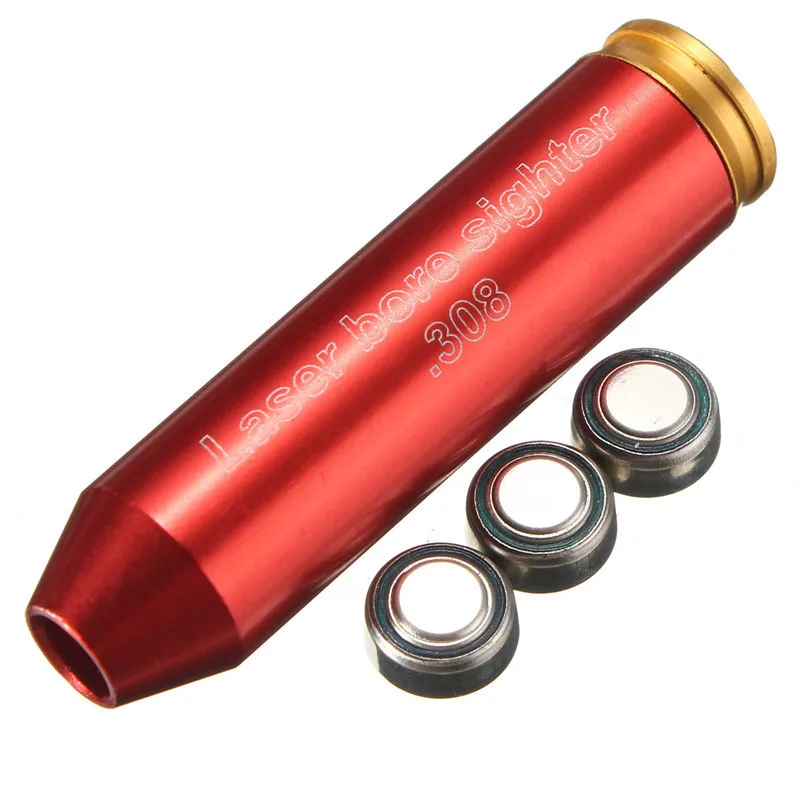 308R CAL Тактический лазерный прицел GUGULUZA CAL. 223/12GA/20GA/308/7. 62X54R/7.62X39R BoreSighter картридж лазерный прицел для охоты - Цвет: 308R CAL