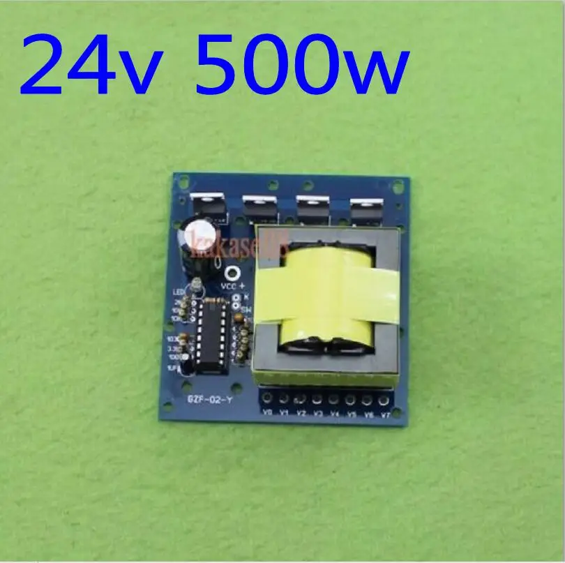 24v 500 Вт Инвертор Boost плата трансформатор мощность DC 12 В/24 В к AC 220 В 380 В автомобильный преобразователь - Цвет: 24v