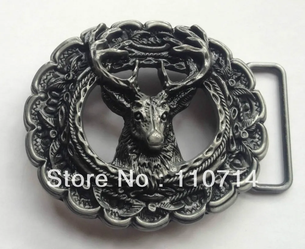 Оловянная деталь оптовая продажа новая пряжка для ремня с непрерывным запасом|deer