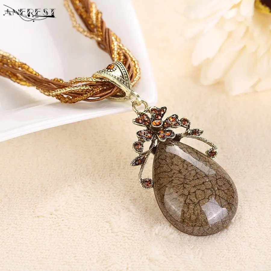 Оптовая продажа 16 видов цветов Boho ювелирные изделия Этническая ожерелье женский