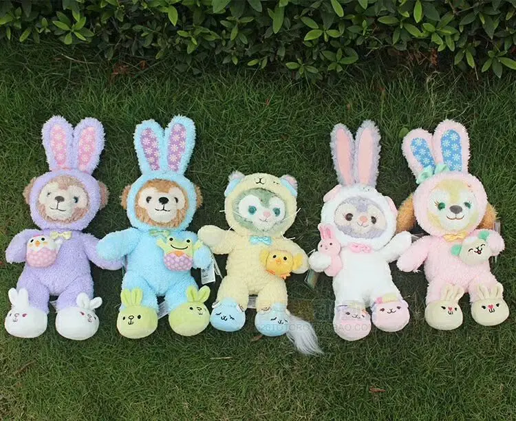 Новогодняя медведи Duffy и shelliemay Stella Lou кролика Gelatoni ушками; повязка для костюма Косплэй плюшевые игрушки для взрослых для детей; подарок для детей