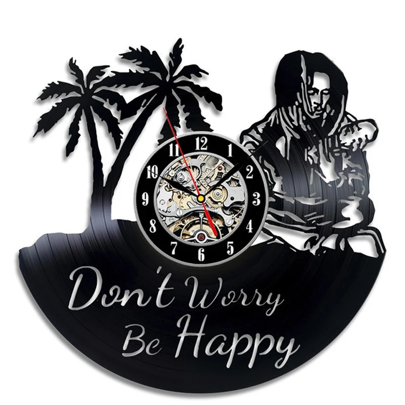 14 Bob Marley 3D настенные часы современный дизайн для гостиной классический винтажный виниловый рекорд часы настенные часы искусство украшение дома 12 дюймов - Цвет: 14