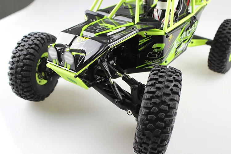 WLtoys 10428 1/10 2,4G 4WD RC Monster гусеничный RC автомобиль с светодиодный светильник RC скалолазка дистанционного Управление Электрический дикий трек воин