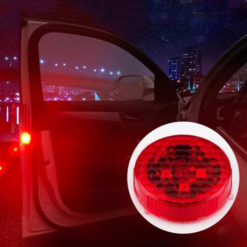 2 шт. 3 в 1 5 Вт красный беспроводной водонепроницаемый LED автомобильная дверь