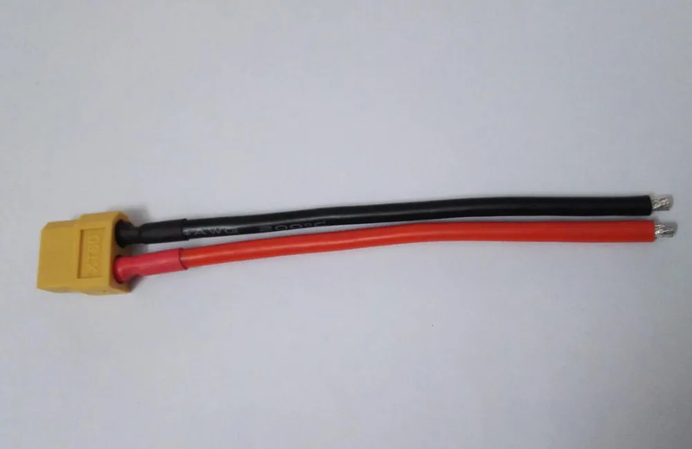 1 шт. * Гнездовой Разъем XT60 с корпусом, с кабелем 14AWG 10 см для зарядного устройства RC батареи