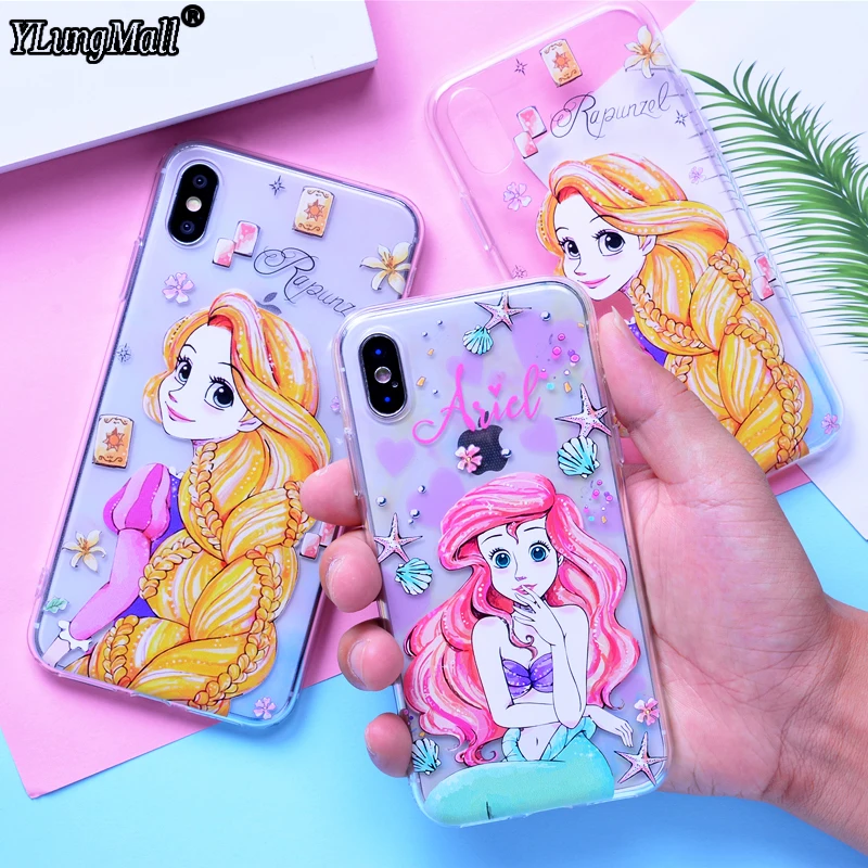 Phone Case for iPhone 8 7 Plus X 10 Coque Soft TPU Mickey Minnie Girls Pattern Cover Fundas iphone Xs Max Xr 6 6s plus Cases |