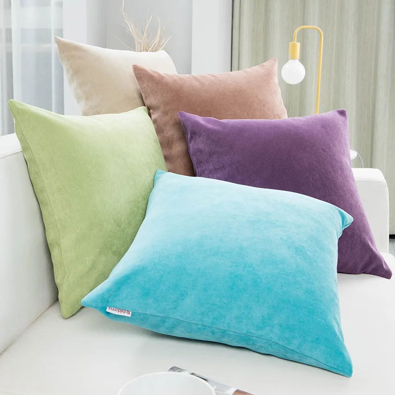 Подушка Однотонная Ткань простая современная офисная обеденная прикроватная