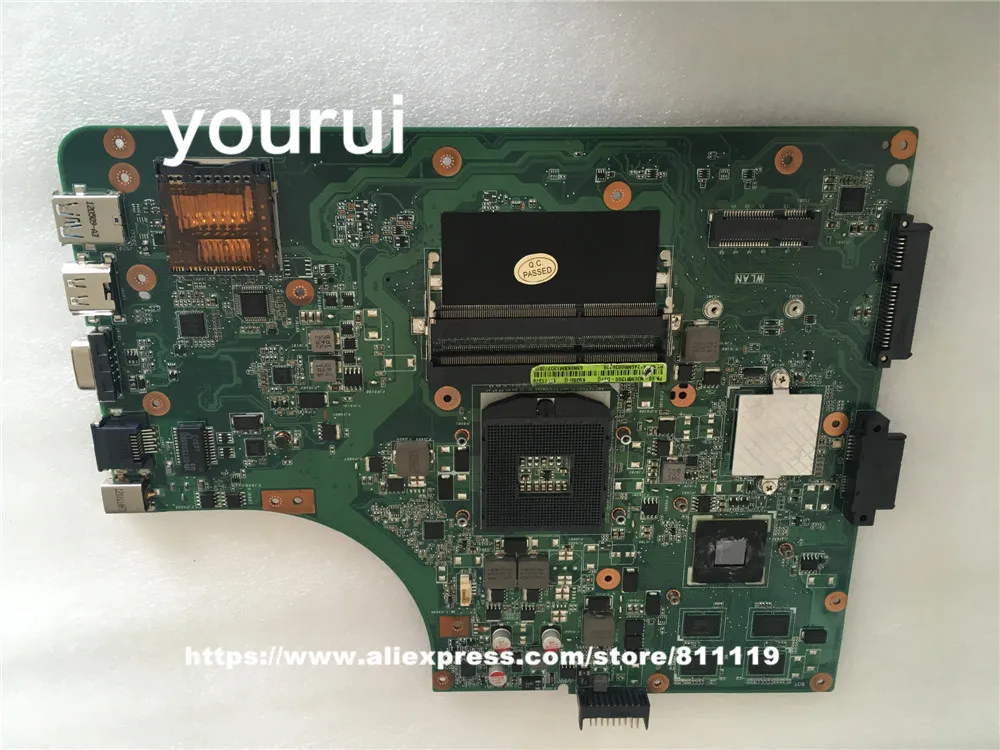 

Yourui k53sd для материнской платы K53SD REV5.1 USB3.0 PGA989 K53SD для материнской платы с графической картой GT610M 2 Гб