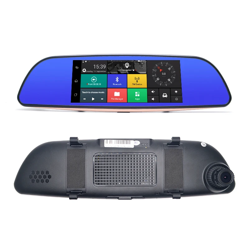 Chezhilin 7 дюймов Автомобильная камера 3G WCDMA Android 5 0 DVR Bluetooth FM WIFI двойной объектив