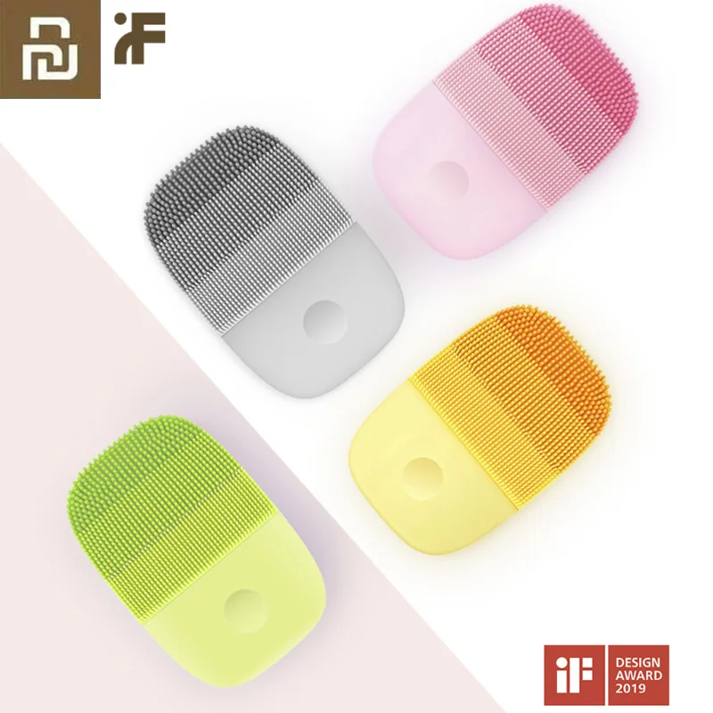 Xiaomi inFace электрическая глубокая Чистящая Щетка массажная Соник для мытья лица IPX7 водостойкое Силиконовое очищающее средство для лица Уход за кожей