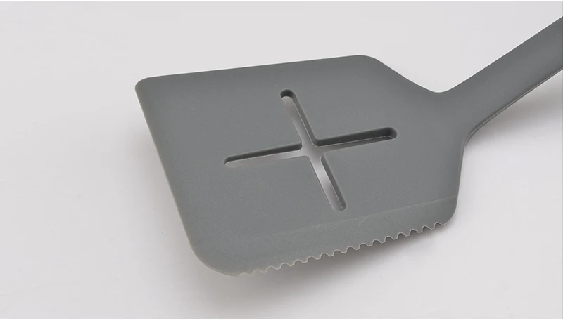 Goodfeer нейлоновая лопатка для сковороды с горизонтальными прорезями с длинной ручкой термостойкая зубчатая разделительная лопатка Skimmer шпатель кухонная посуда кухонный инструмент для приготовления пищи