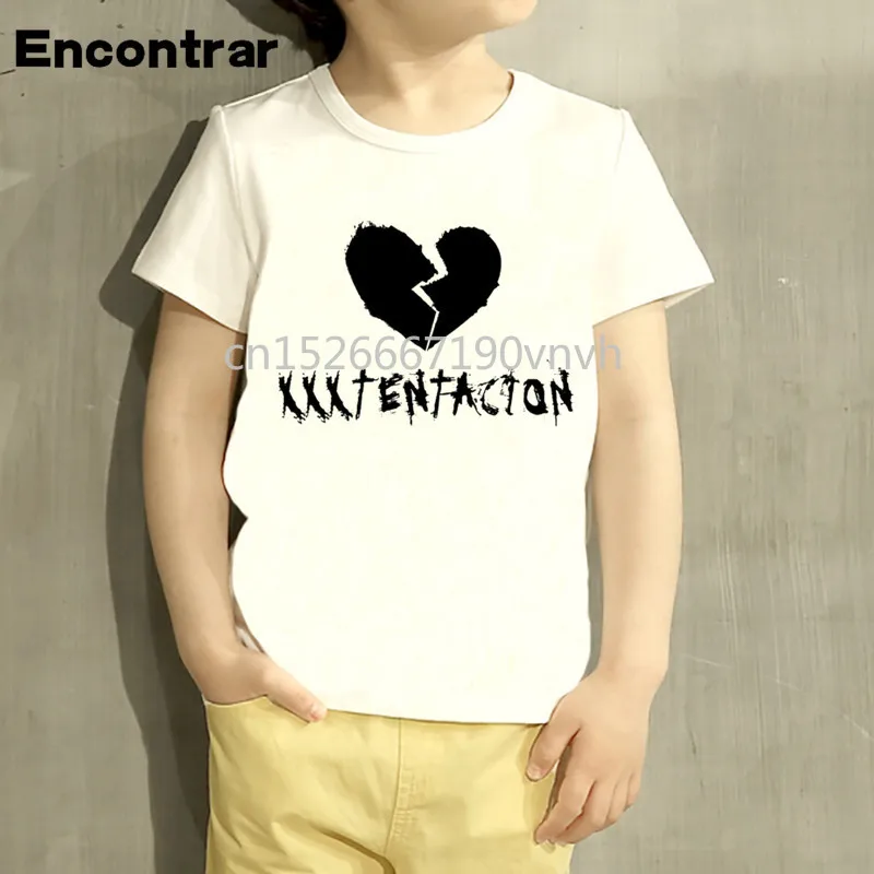 Модная крутая футболка с круглым вырезом для мальчиков и девочек детская принтом