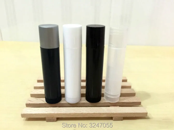 

4ML 100pcs/lot 4G Empty Plastic Lip Balm Bottle, DIY Elegant Lipstick Refillable Containers, Cosmetic Lip Rouge Subpackage
