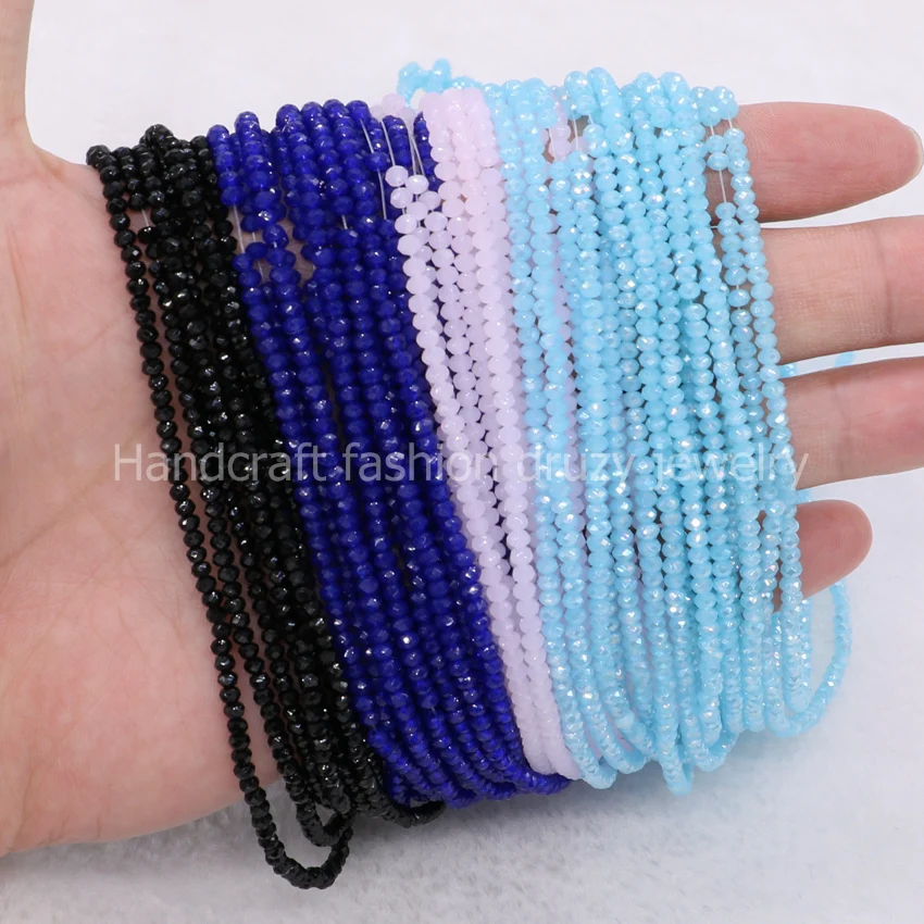 

20 strands mix colors glass beads strands mix color beads chain facted beads jewelry finding for DIY jewelry 1131